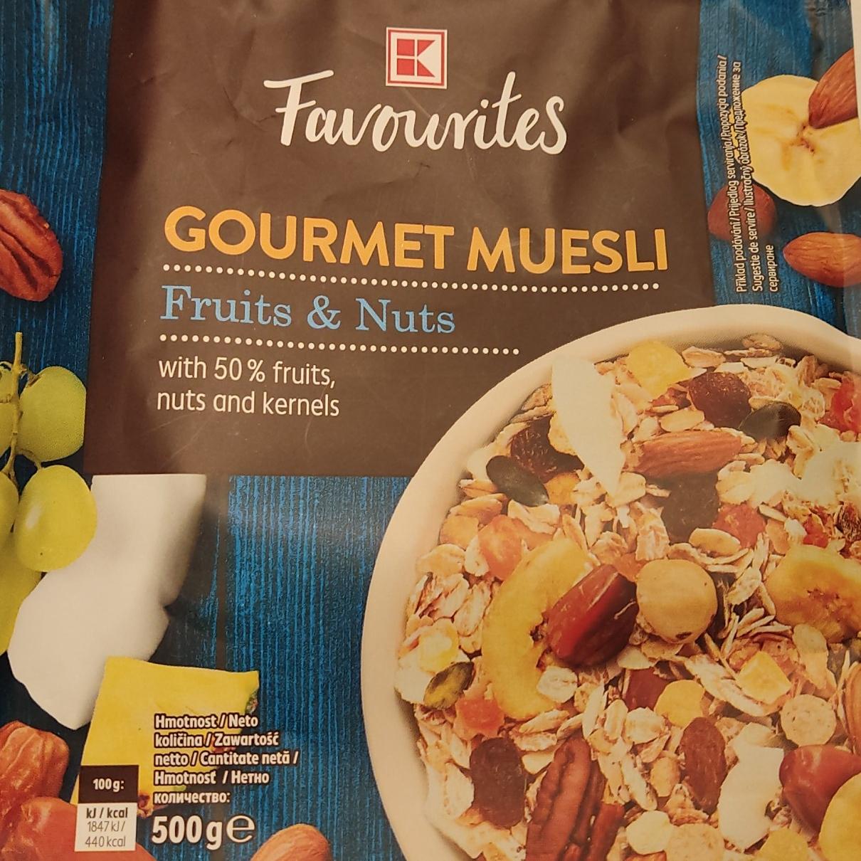 Fotografie - Gourmet Muesli Fruits&Nuts K-Favourites