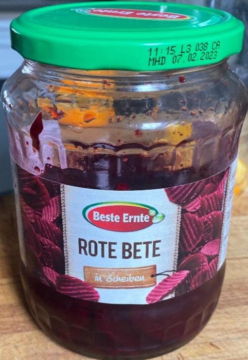 Fotografie - Rote Bete in Scheiben Beste Ernte