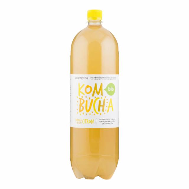 Fotografie - BIO Kombucha Bancha s příchutí citron Country Life