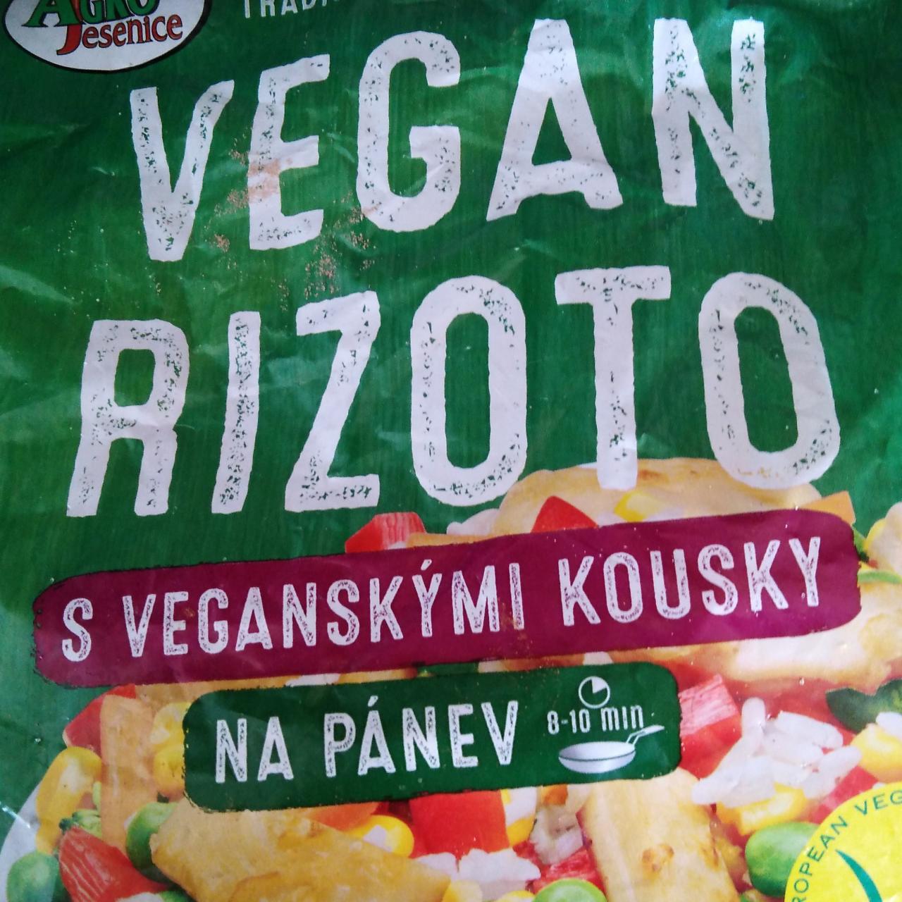 Fotografie - Vegan rizoto s veganskými kousky na pánev Agro Jesenice