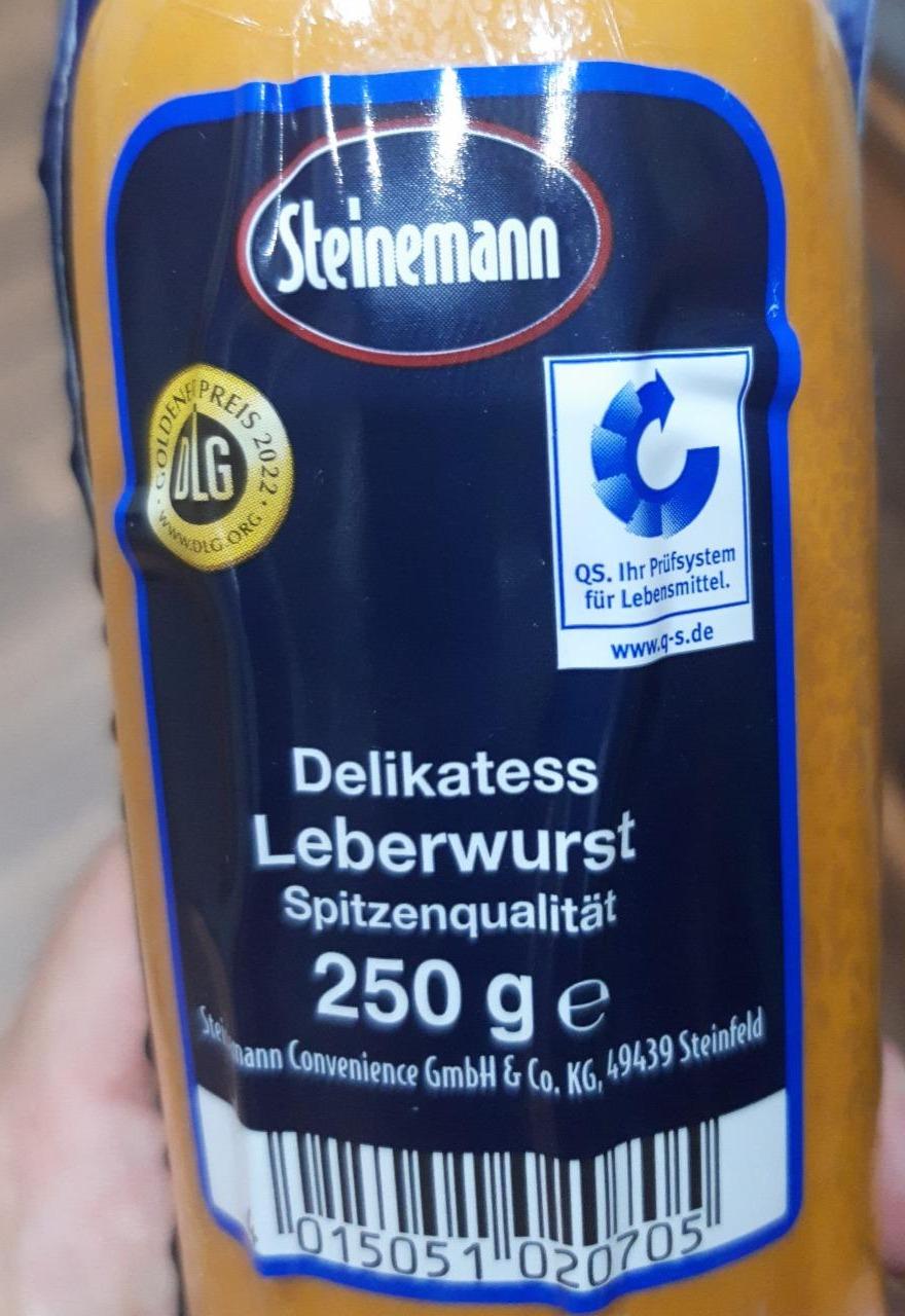 Fotografie - Delikatess Leberwurst Spitzenqualität Steinemann