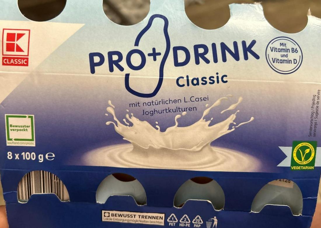 Fotografie - Pro+Drink classic K-Classic