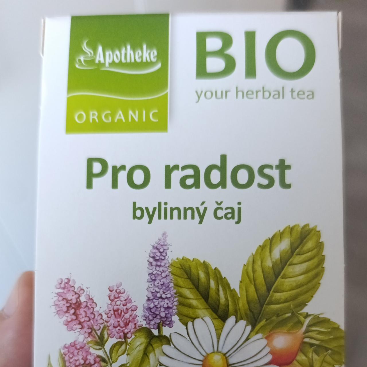 Fotografie - Bio Pro radost bylinný čaj Apotheke