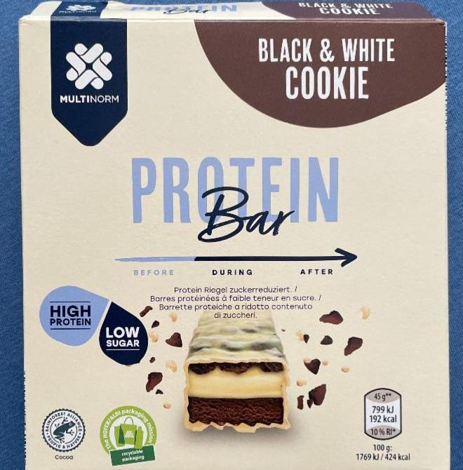 Fotografie - Protein bar black & white cookie Multinorm