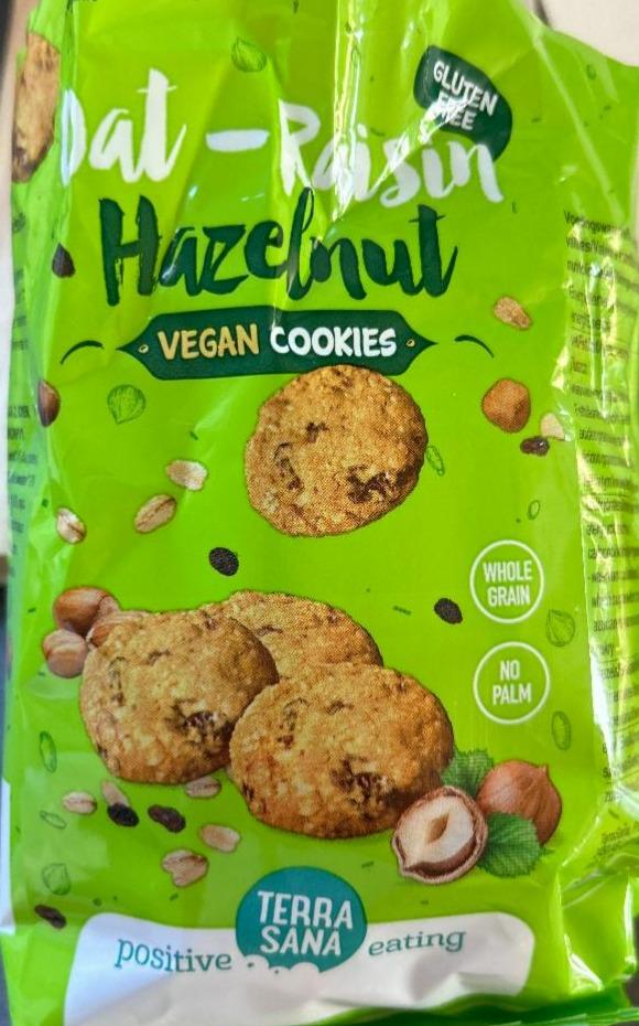 Fotografie - Oat Raisin Hazelnut vegan cookies Terra Sana