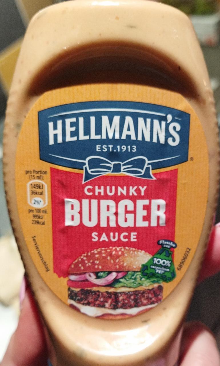 Fotografie - Chunky Burger Sauce Hellmann's