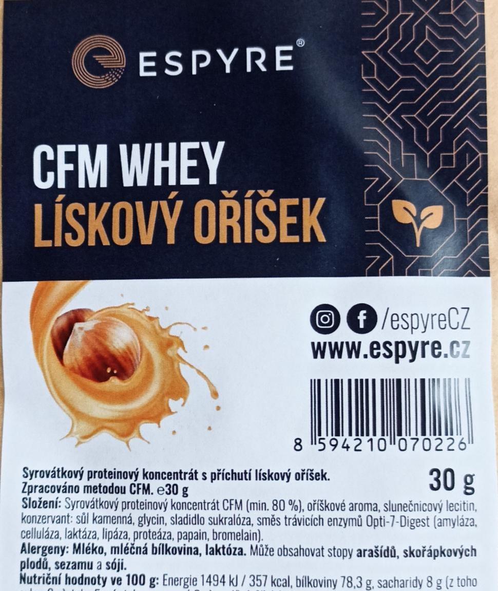 Fotografie - protein lískový oříšek Espyre