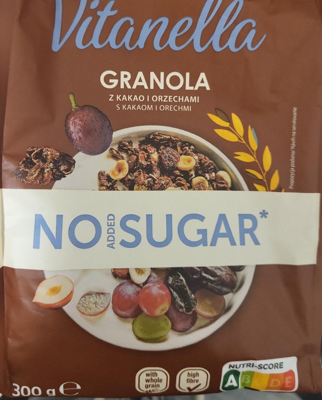 Fotografie - Granola z kakao i orzechami Vitanella