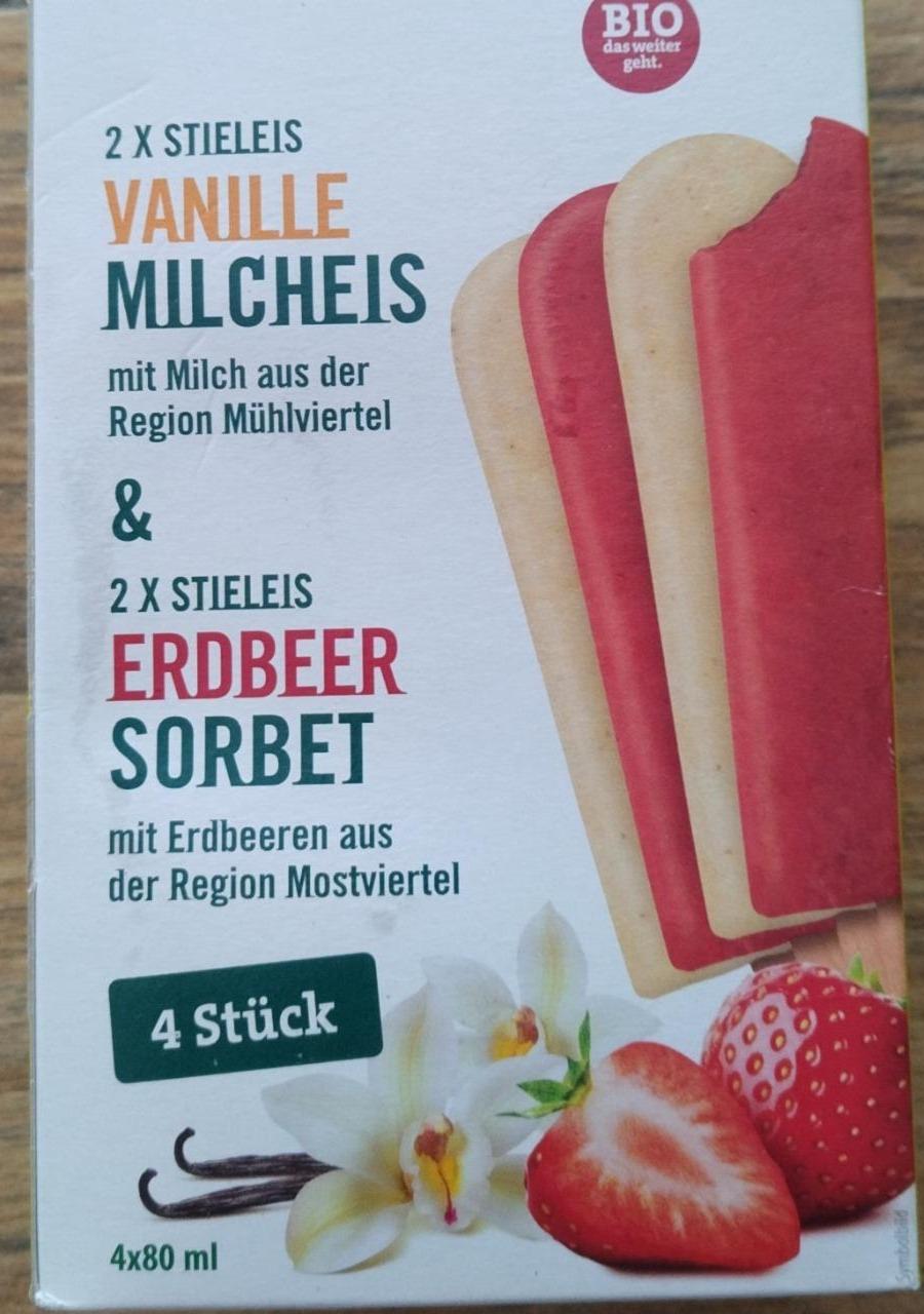 Fotografie - Bio Erdbeere Sorbet