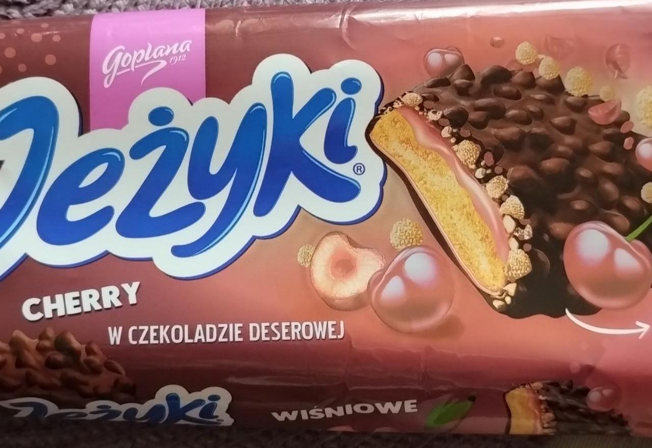 Fotografie - Jezyki Cherry w czekoladzie deserowej Goplana