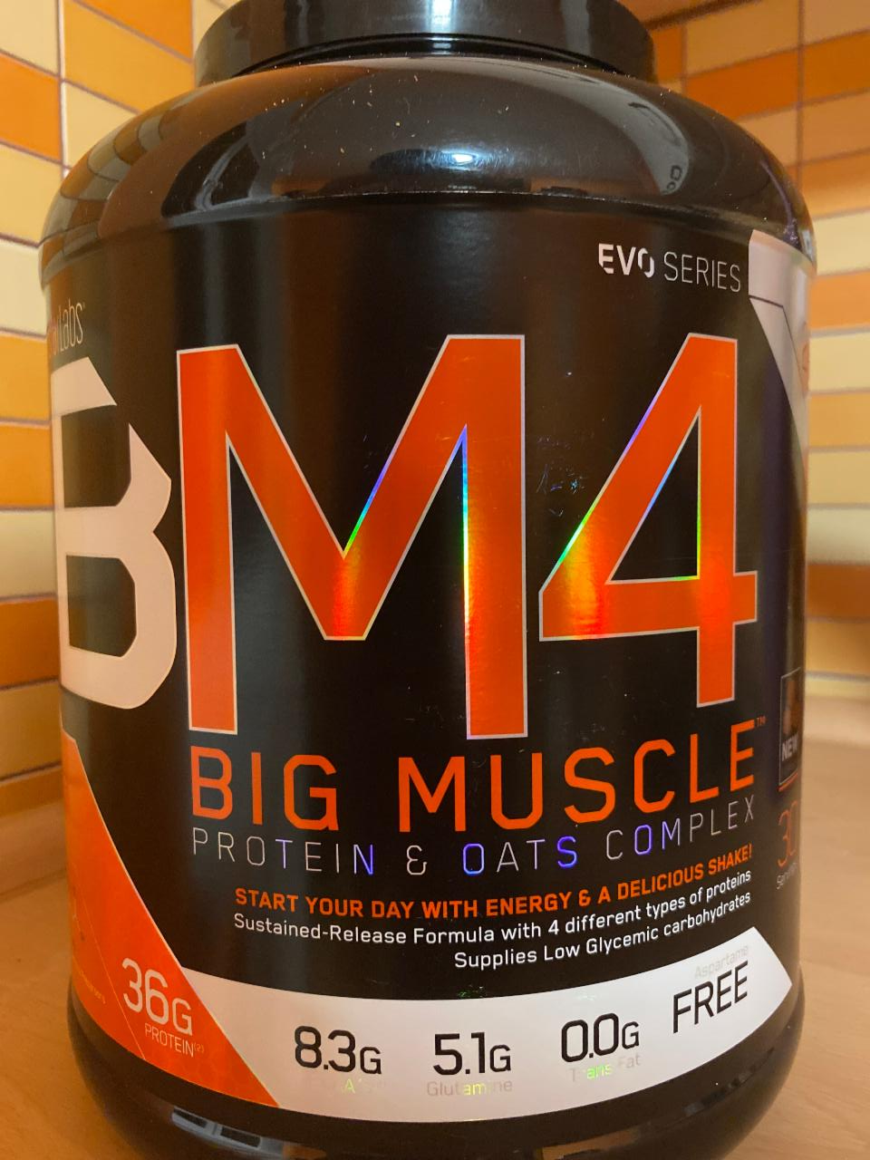 Fotografie - BM4 Big Muscle Protein & Oats Complex Banana Cream Star Labs