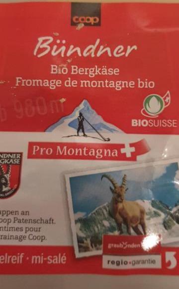 Fotografie - Bündner Bio Bergkäse Coop