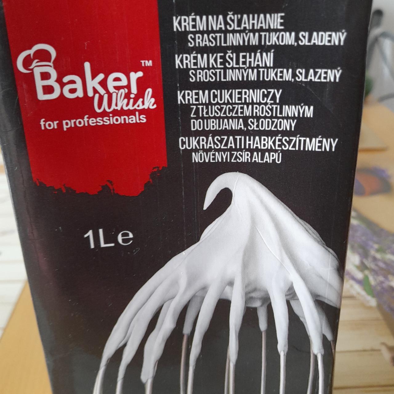 Fotografie - Krém ke šlehání s rostlinným tukem Baker Whisk