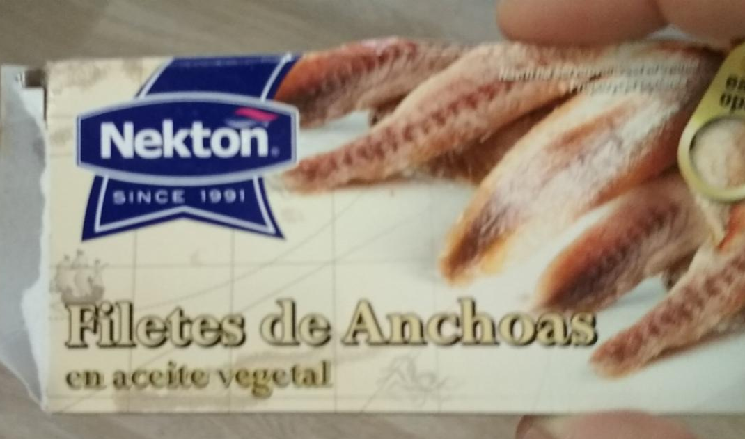 Fotografie - Filetes de Anchoas - ančovičky v rostlinném oleji - Nekton