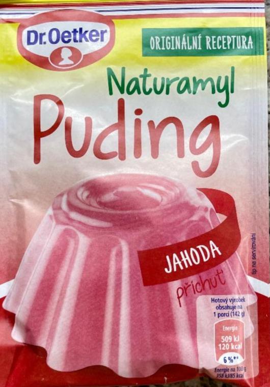 Fotografie - Naturamyl Puding Jahoda Dr.Oetker