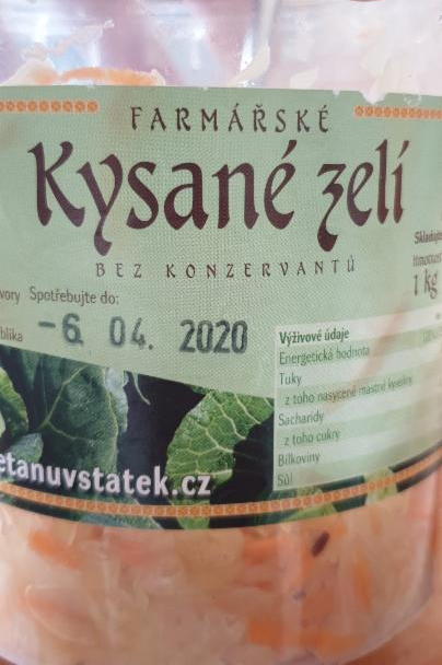 Fotografie - Farmářské kysané zelí