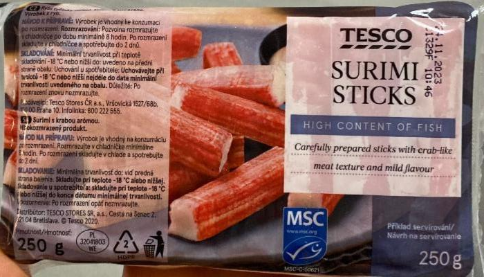 Fotografie - Surimi sticks Tesco