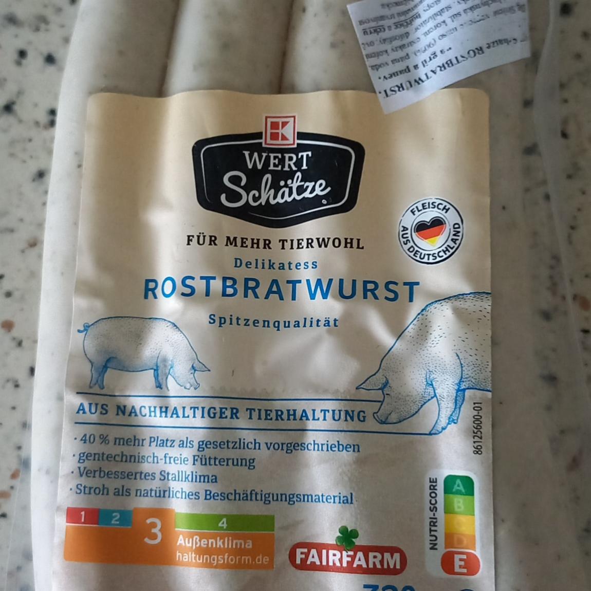 Fotografie - Delikatess Rostbratwurst Kaufland Wert Schätze