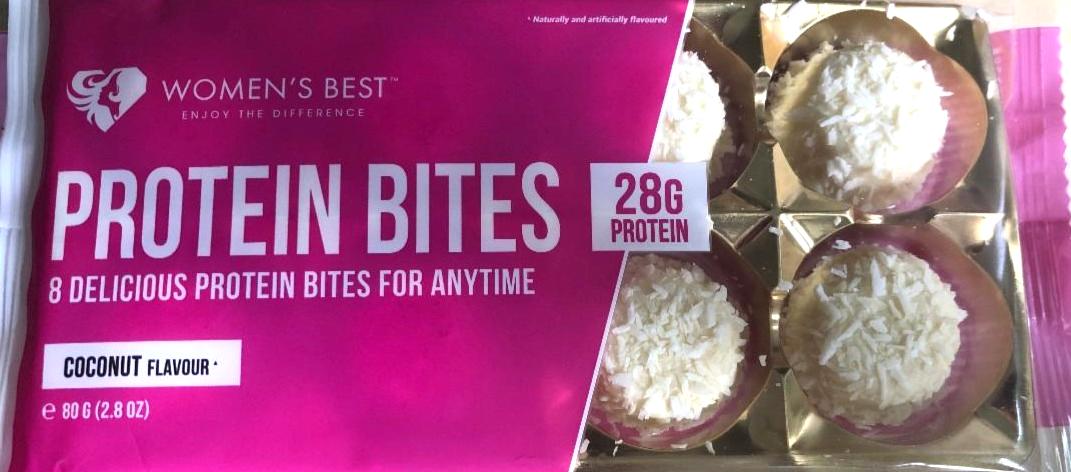 Fotografie - Protein bites coconut flavour Women’s best