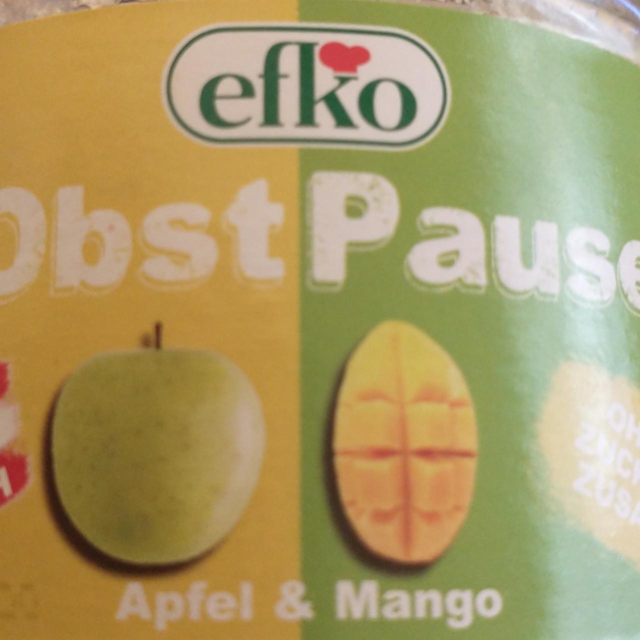 Fotografie - ObstPause Apfel & Mango Efko