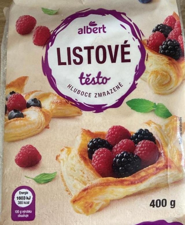 Fotografie - Listové těsto Albert