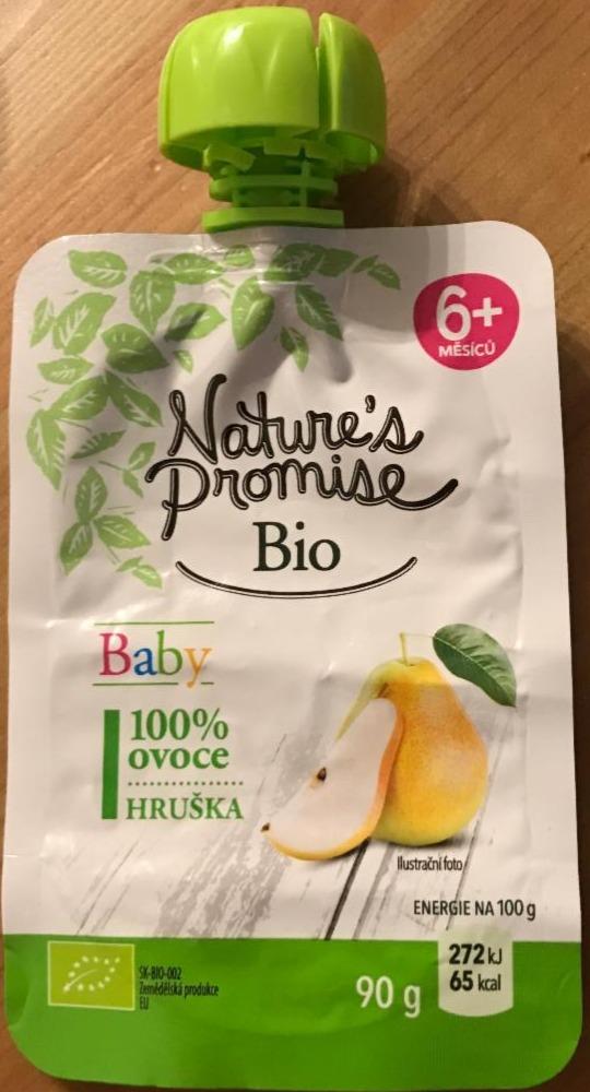 Fotografie - Bio Baby 100% ovoce Hruška Nature's Promise