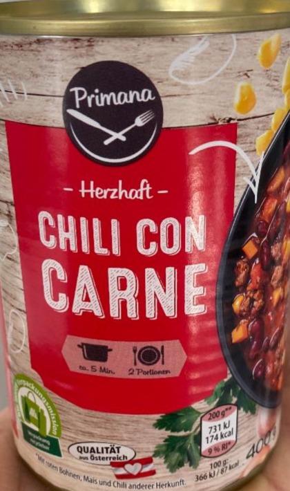 Fotografie - chili con carne Primana