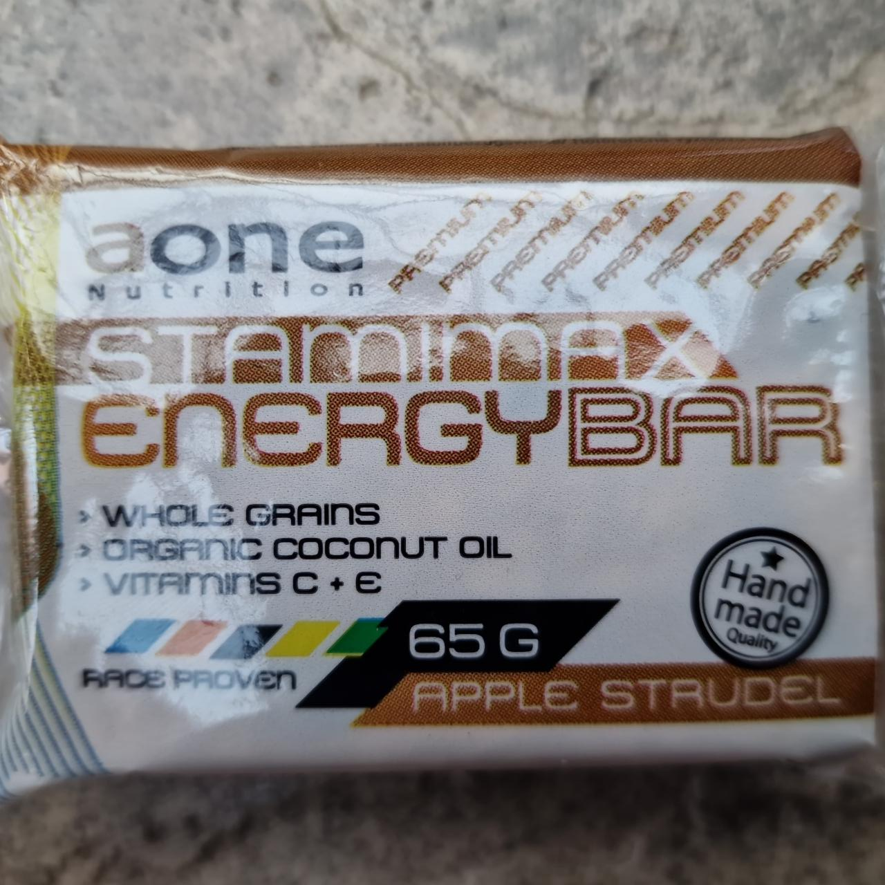 Fotografie - Stamimax energy bar apple strudel Aone