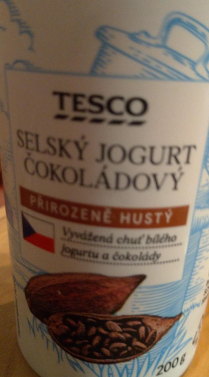 Fotografie - Selský jogurt čokoládový Tesco