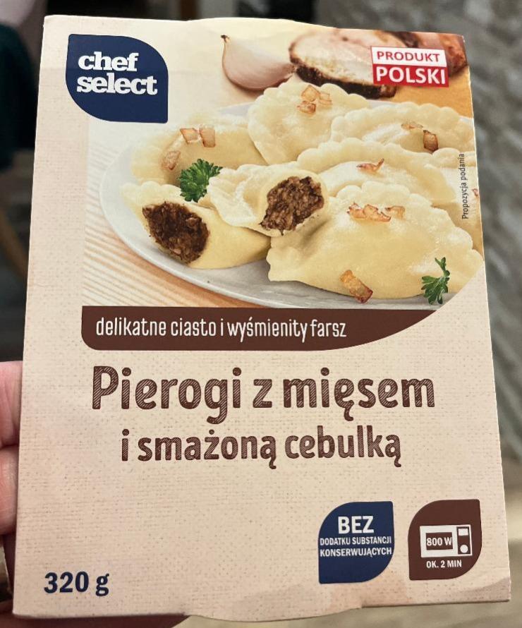 Fotografie - Pierogi z mięsem i smażoną cebulką Chef Select