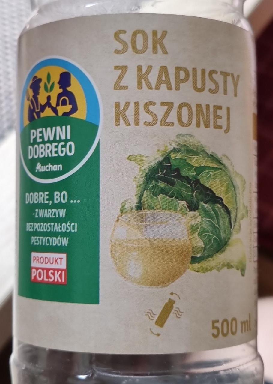 Fotografie - Sok z kapusty kiszonej Pewni Dobrego Auchan