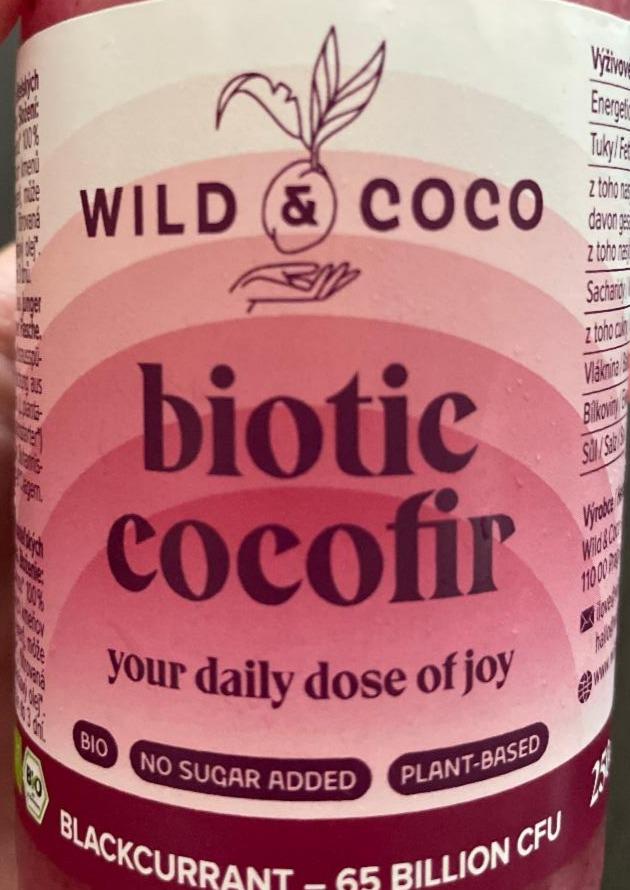 Fotografie - Biotic cocofir blackcurrant Wild & Coco