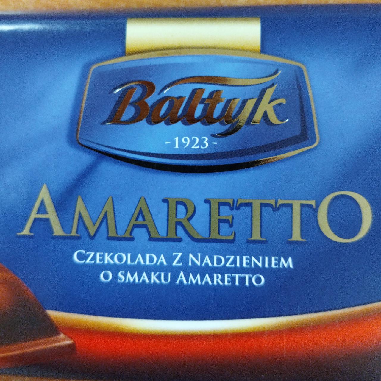 Fotografie - Amaretto czekolada z nadzieniem o smaku amaretto Baltyk