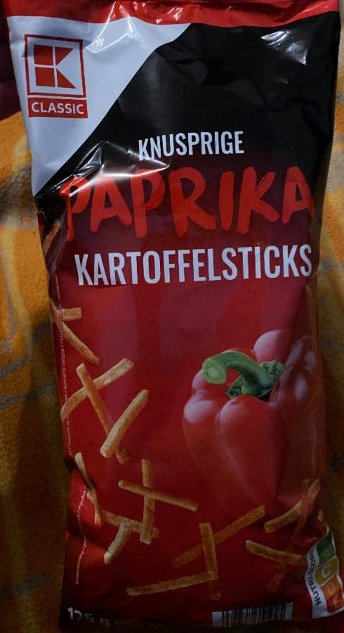 Fotografie - Knusprige Paprika Kartoffelsticks K-Classic