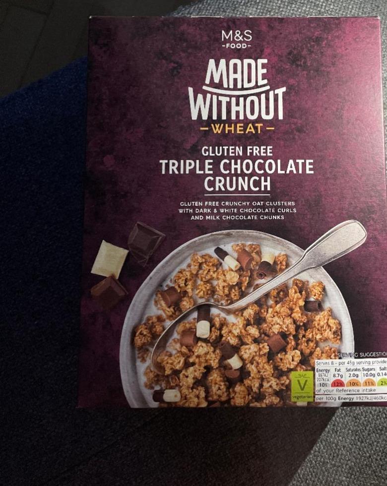 Fotografie - gluten free triple chocolate crunch M&S Food