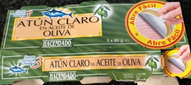 Fotografie - Atun Claro en Aceite de Oliva Hacendado