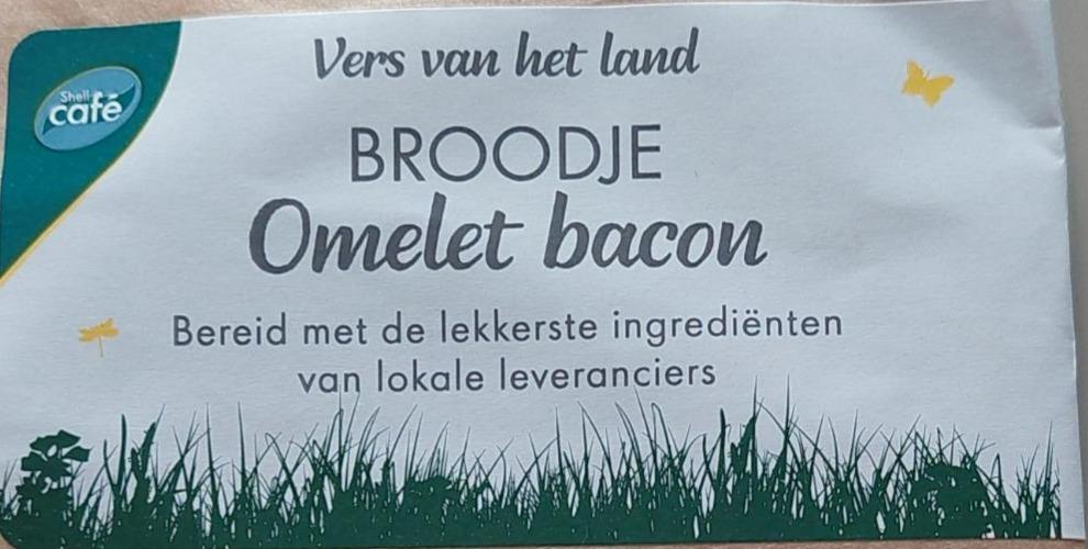 Fotografie - Broodje Omelet bacon Shell café