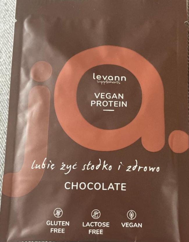 Fotografie - Vegan protein chocolate Levann Supplements