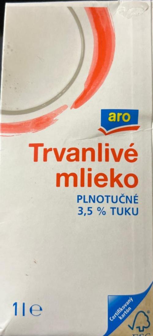 Fotografie - Mléko trvanlivé plnotučné 3,5% ARO