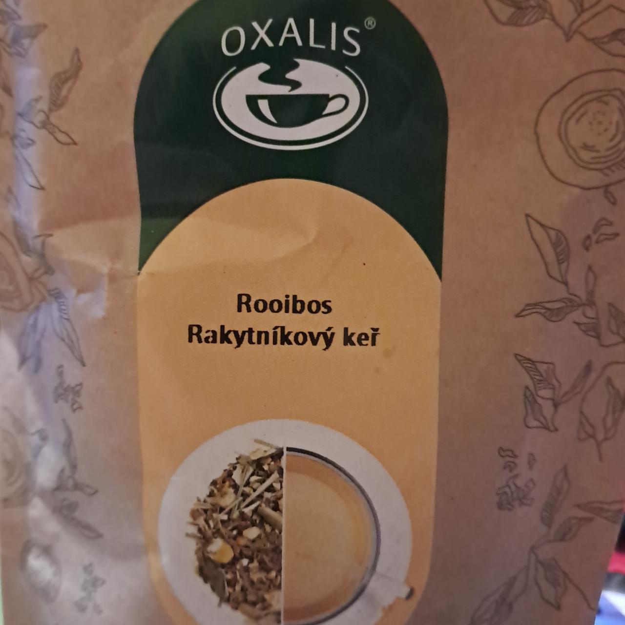 Fotografie - Rooibos rakytníkový keř Oxalis