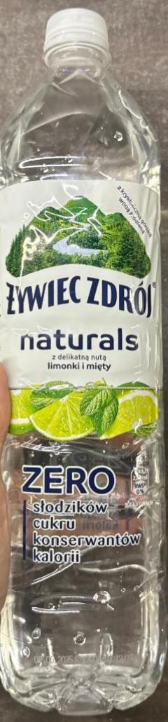 Fotografie - Naturals limonki i miety Zywiec zdrój