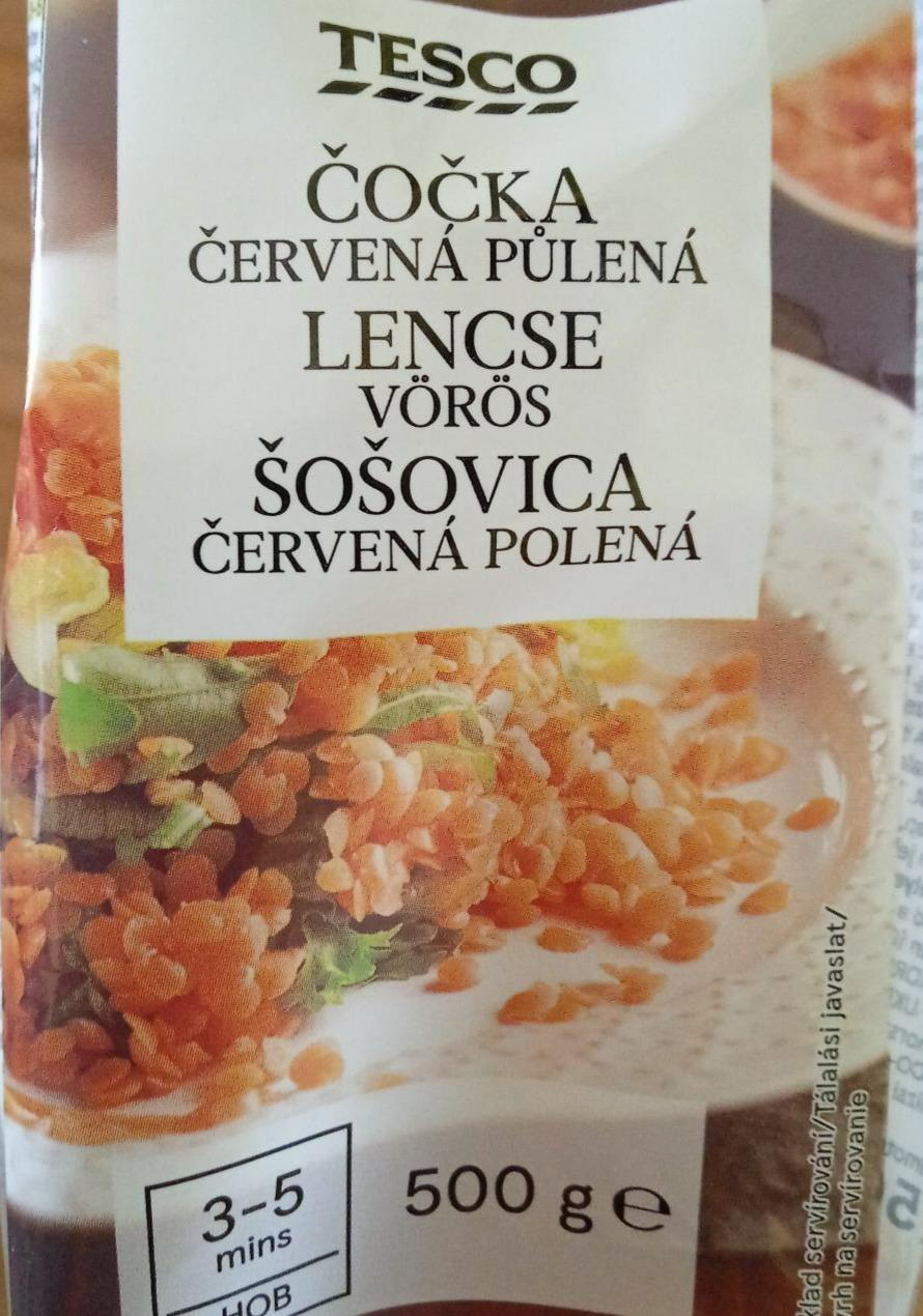 Fotografie - Čočka červená půlená Tesco