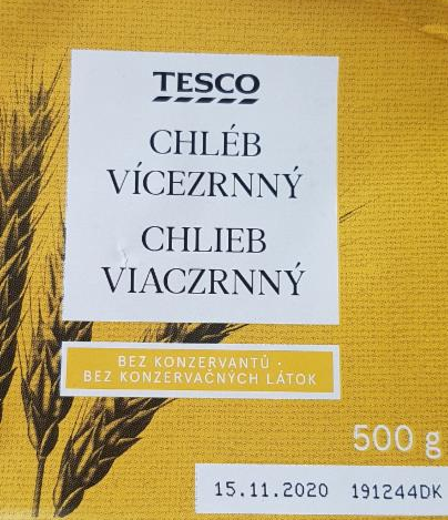 Fotografie - Vícezrnný chléb Tesco