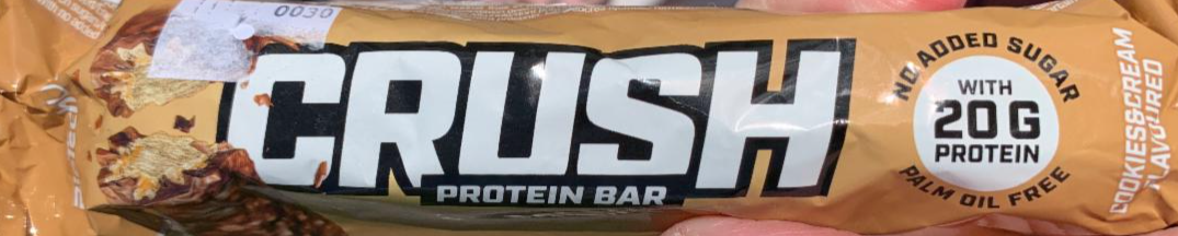 Fotografie - BioTechUSA Crush Protein Bar - cookies and cream