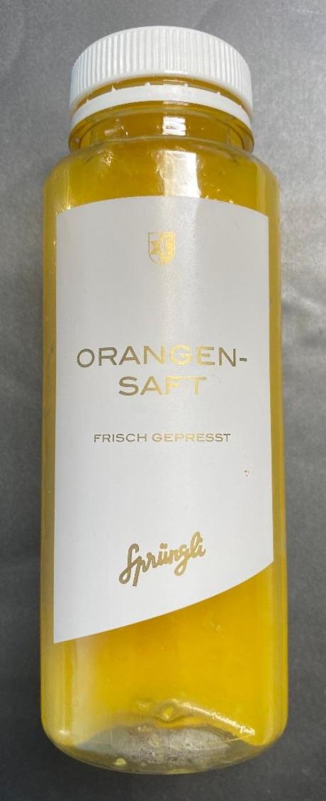 Fotografie - Orangensaft frisch gepresster Sprüngli