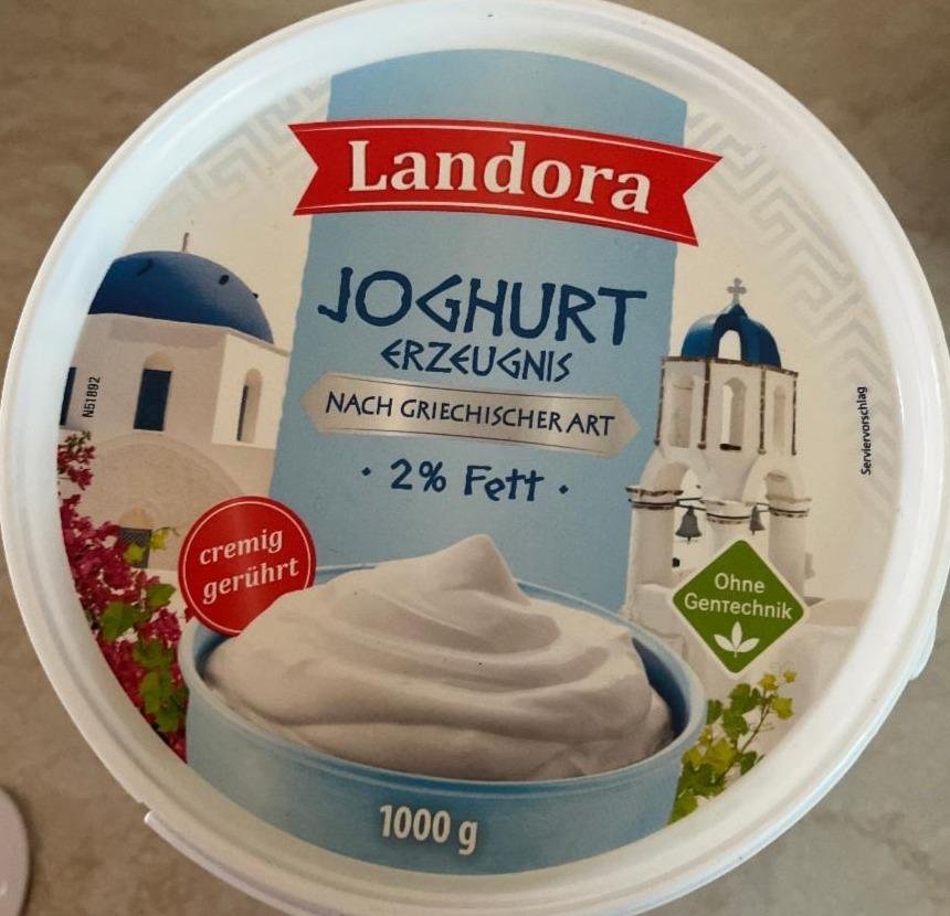 Fotografie - Joghurt erzeugnis 2% fett Landora