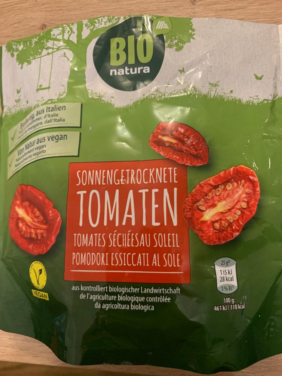 Fotografie - Sonnengetrocknete Tomaten Bio natura