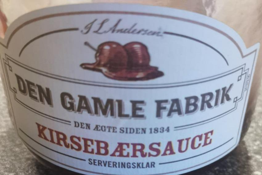 Fotografie - kirsebærsauce