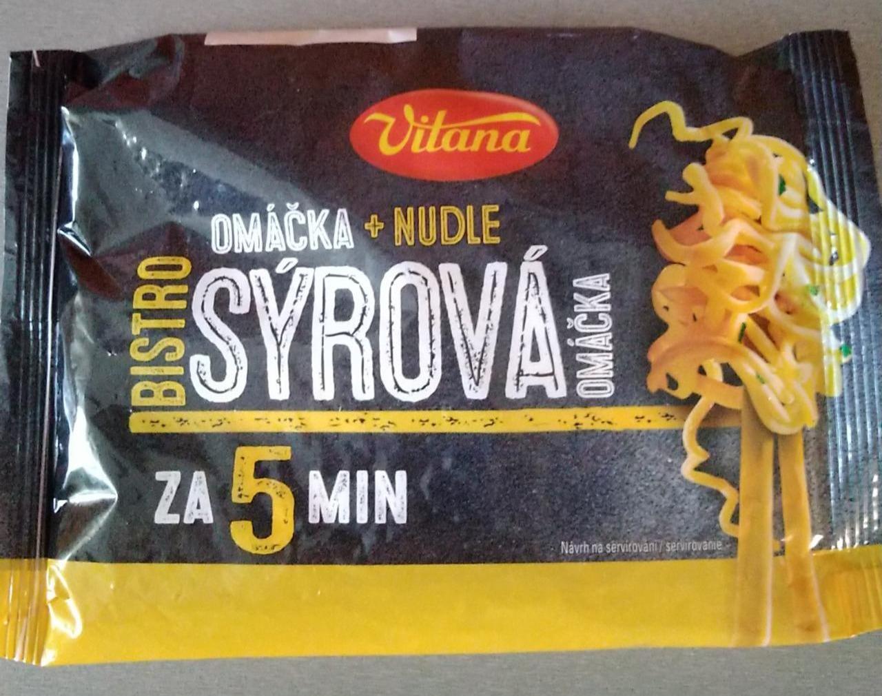 Fotografie - Bistro Sýrová omáčka+nudle za 5 minut Vitana