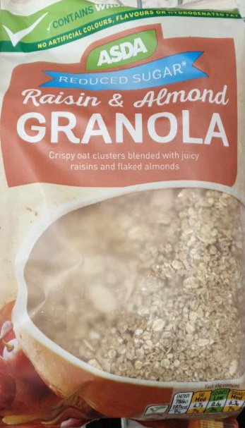 Fotografie - Granola raisin&almond Asda